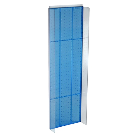 Azar Displays 13.5"W x 44"H Pegboard Powerwing Display 700350-BLU